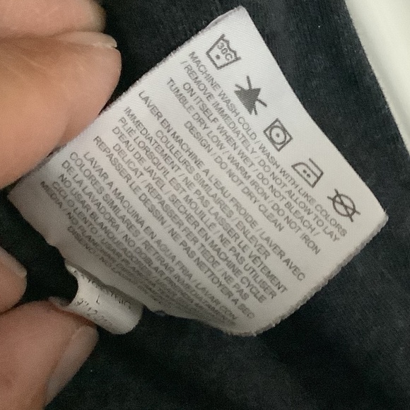 Women’s Size Large USED Nike Gray Zip Up Hoodie Lightweight Sweatshirt - Picture 6 of 8